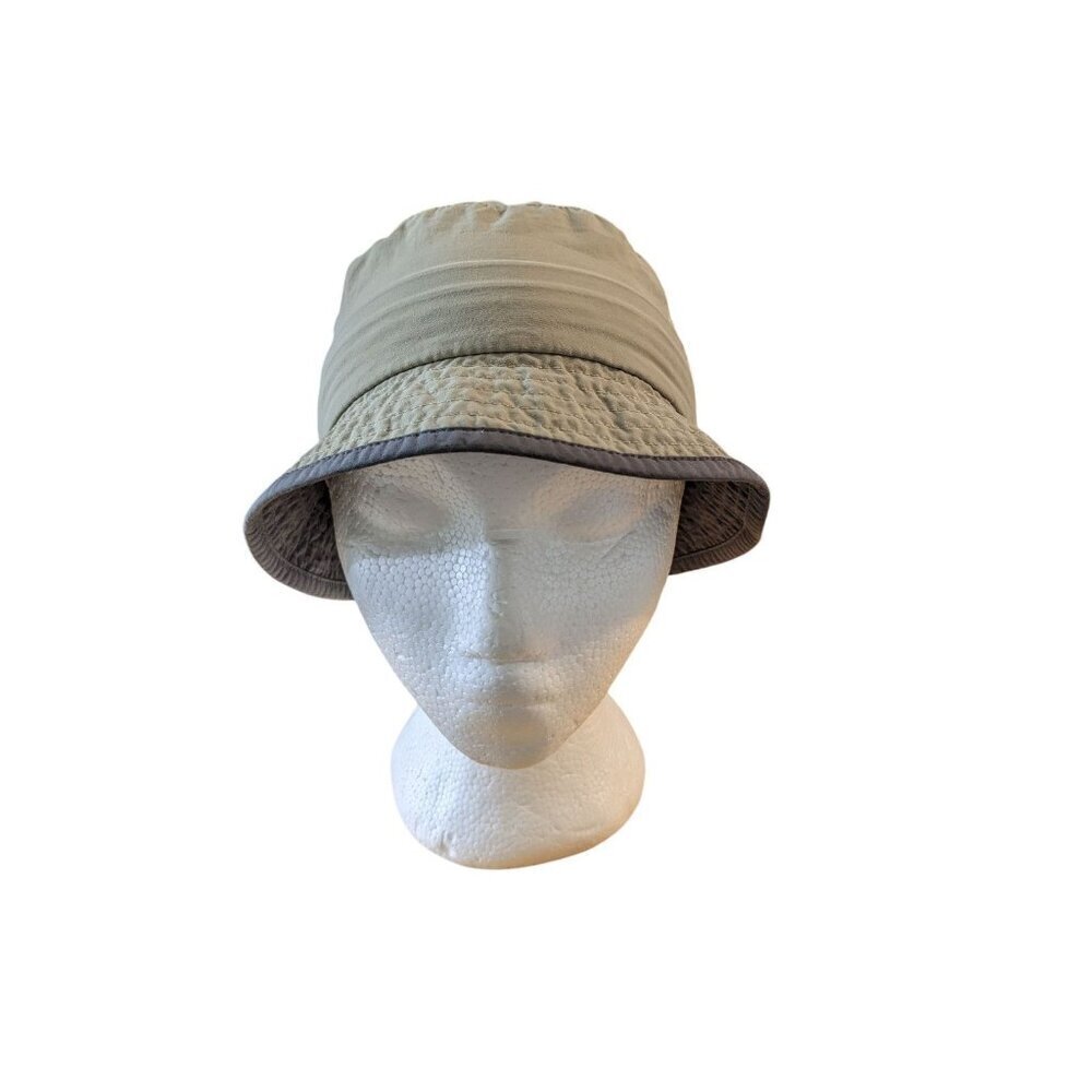 Outdoor Research Sun Bucket Hat Cap Fitted Boys M 3-6Y Khaki Green Camp Summer
